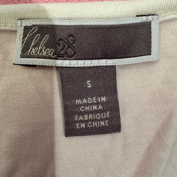 Chelsea 28 Cream Sequin Striped Top – Size S - Picture 4 of 4